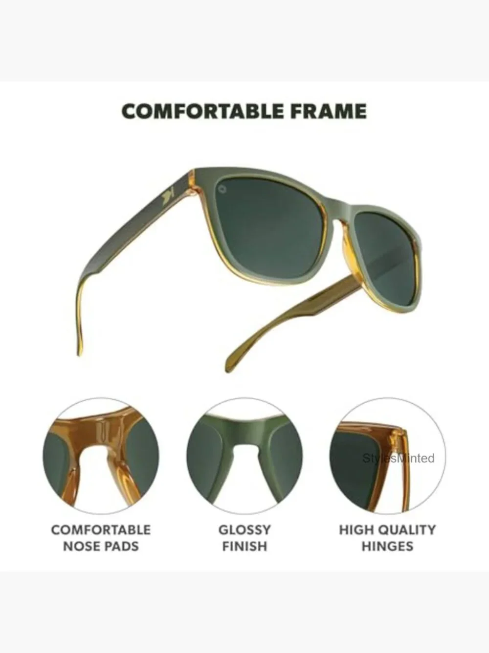 Unisex Polarized Sunglasses with UV400 Protection